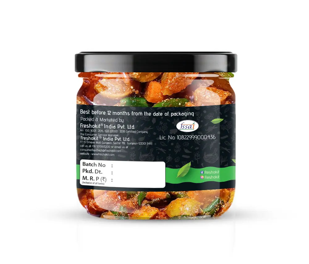 Pickle Planet Mix Pickle | Homemade Pickle | Authentic, Tangy & Delicious Taste | No Artificial Color and Flavors | Gluten Free | Mix Achar