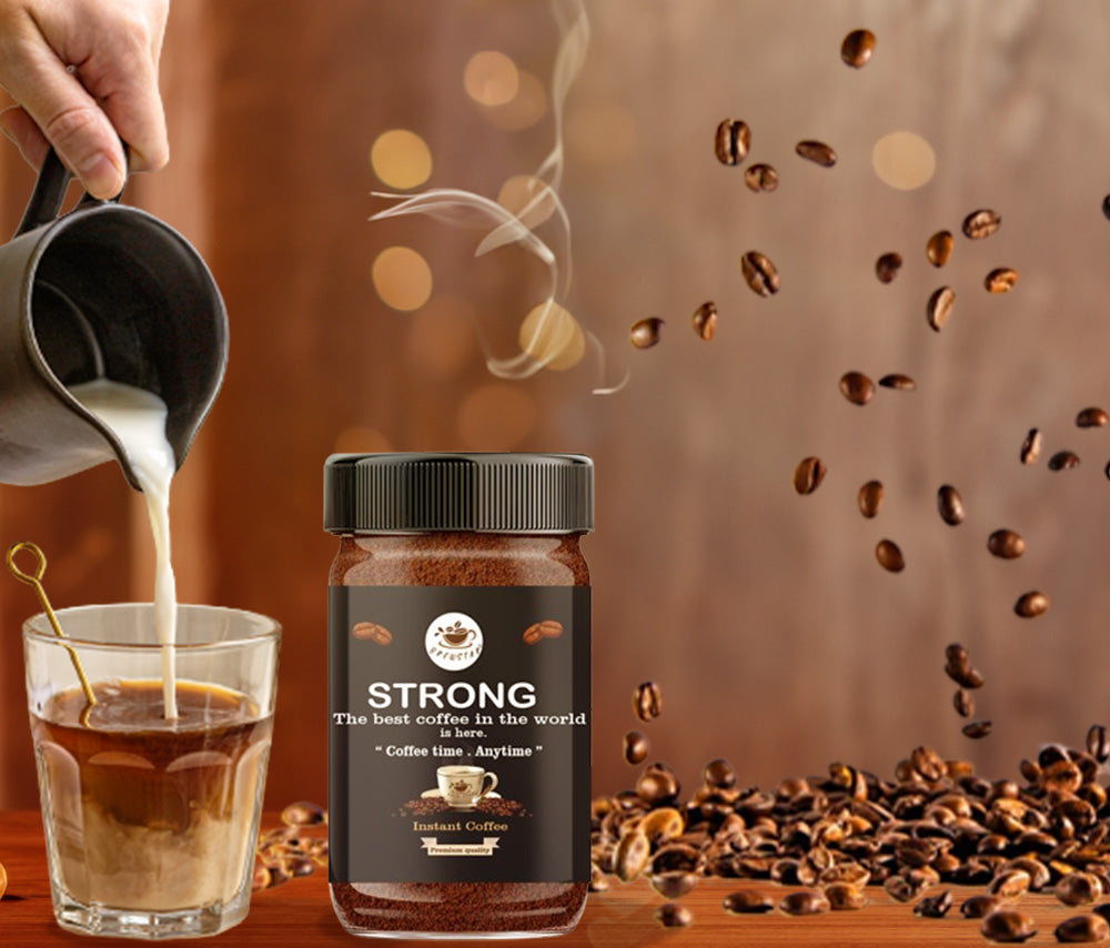 Brewstar Strong Coffee | Roast & Ground Coffee | Instant Coffee | Premium Coffee | Strong Coffee | Great Aroma | Authentic Taste | Easy to Use