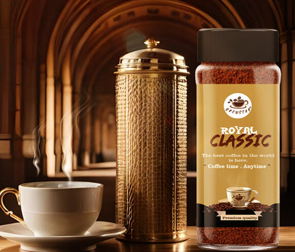 Brewstar Royal Classic Coffee | Roast & Ground Coffee | Instant Coffee | Premium Coffee | Classic Coffee | Great Aroma | Authentic Taste | Different Flavours | Easy to Use