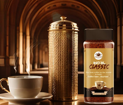 Brewstar Royal Classic Coffee | Roast & Ground Coffee | Instant Coffee | Premium Coffee | Classic Coffee | Great Aroma | Authentic Taste | Different Flavours | Easy to Use