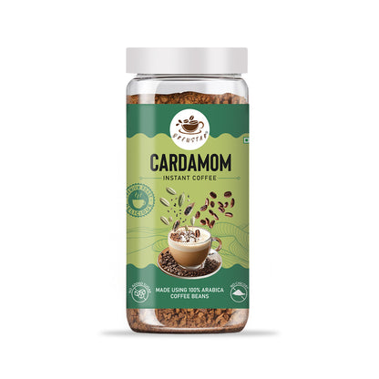 Brewstar Cardamom Coffee | Roast & Ground Coffee | Instant Coffee | Premium Coffee | Cardamom Flavour | Great Aroma | Authentic Taste | Different Flavours | Easy to Use