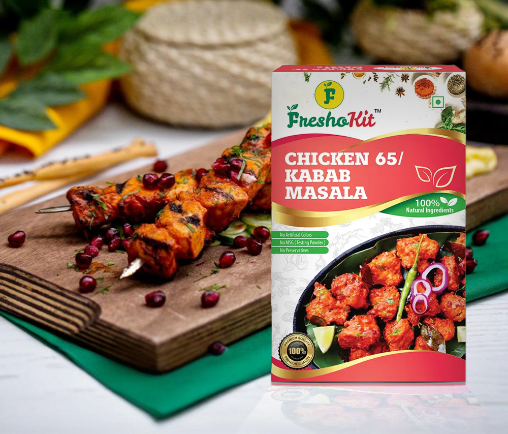 Pack of 5 | Freshokit Chicken 65 Masala | Rich in Flavour |