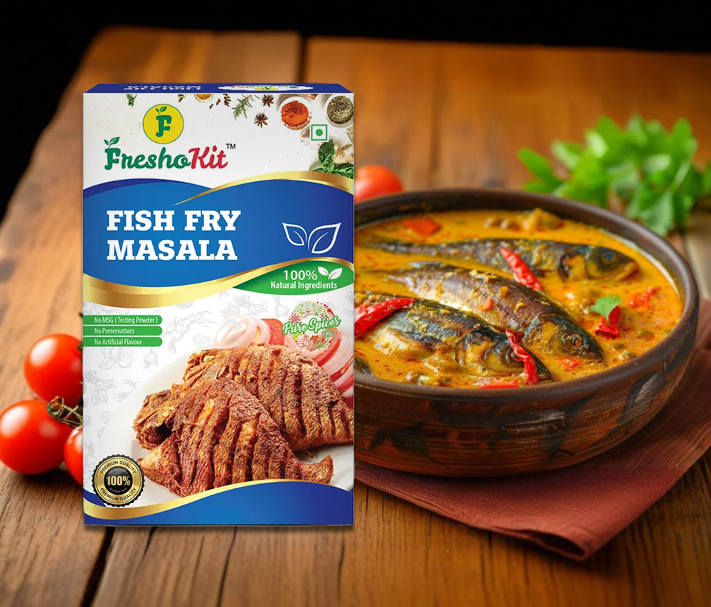 Pack of 5 Freshokit Fish Fry Masala | Rich in Flavour |