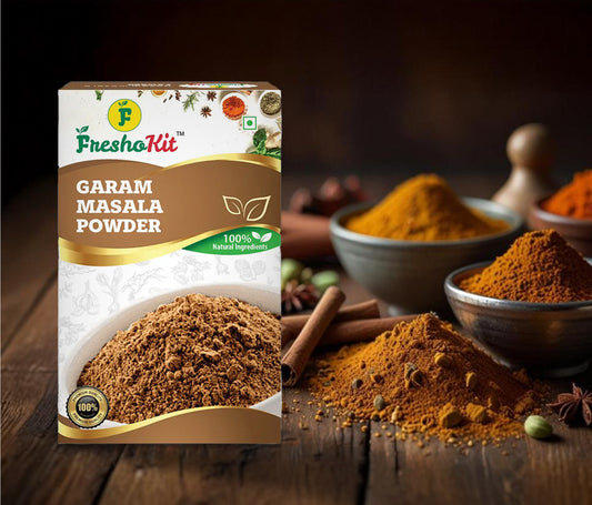 Freshokit Garam Masala Powder | Rich in Flavour | No Artificial Additives | Blend of Traditional Herbs and Spices