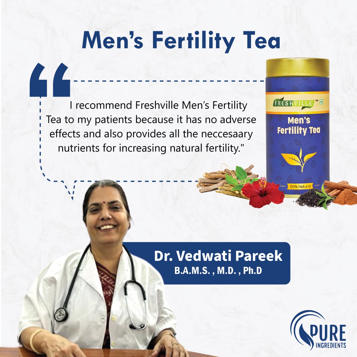 Freshville Men Fertility Tea