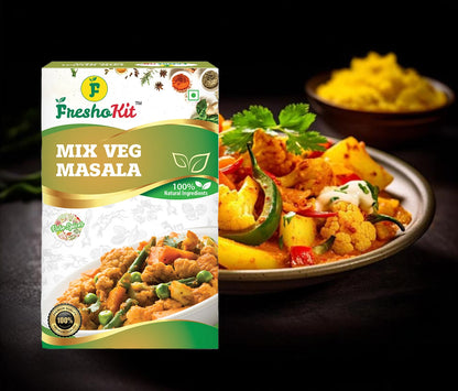 Freshokit Mix Veg Masala | Rich in Flavour | No Artificial Additives | Blend of Traditional Herbs and Spices