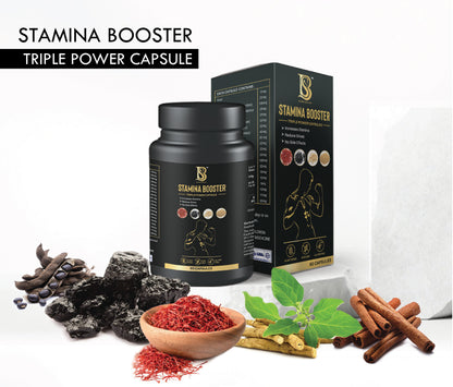 Stamina Booster Triple Power Capsule | Ayurvedic medicine to boost strength and stamina