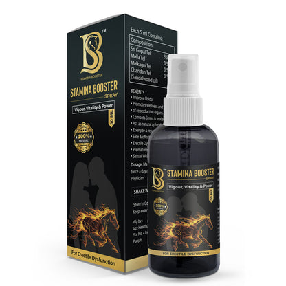 Stamina Booster Spray & Massage Oil | Enhance Stamina, Time & Performance