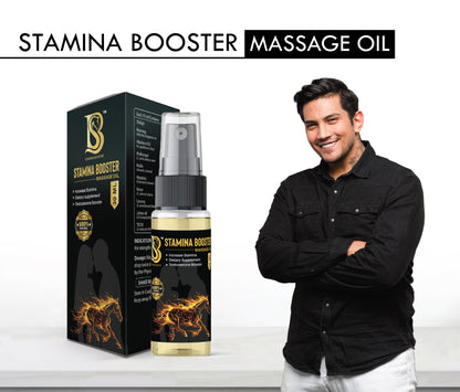 Stamina Booster Triple Power Capsule & Massage Oil Spray | Boost Stamina & Performance