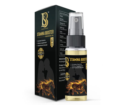 Stamina Booster Triple Power Capsule & Massage Oil Spray | Boost Stamina & Performance