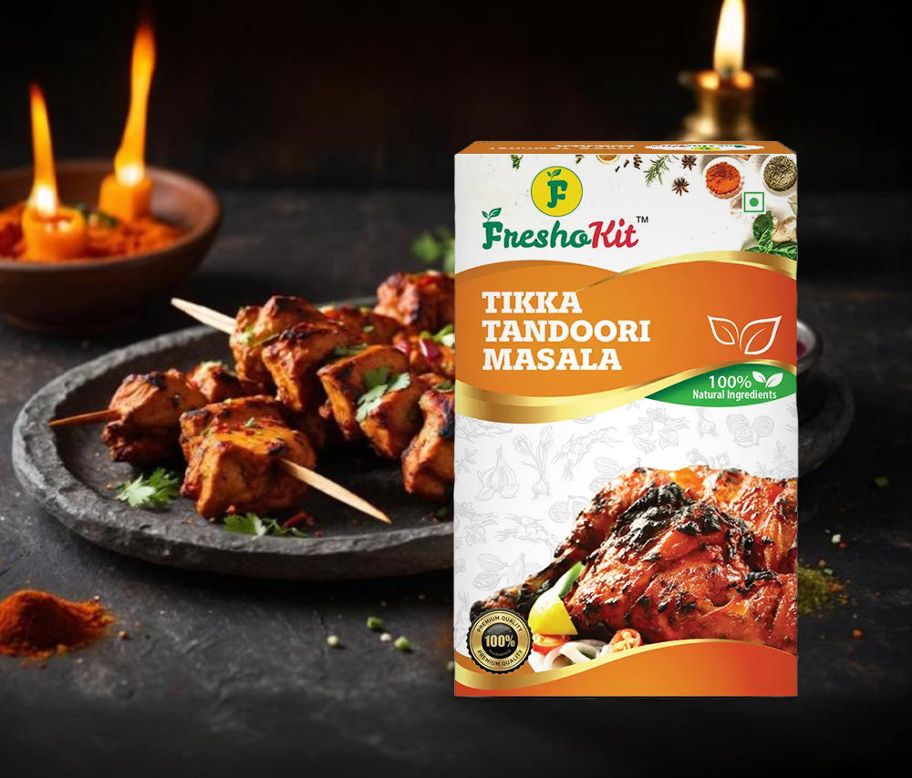 Freshokit Tikka Tandoori Masala | Rich in Flavour | No Artificial Additives | Blend of Traditional Herbs and Spices