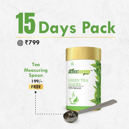 Freshville Green Tea Leaves | Improves Metabolism & Reduces Fat