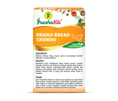 Freshokit Panko Bread Crumbs 70G | Rich in Flavour | No Artificial Additives | Pure and Delicious Topping on Dishes