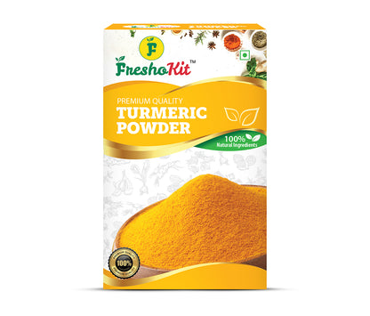 Freshokit Turmeric Powder | Rich in Flavour | No Artificial Additives | No Added Preservatives & Colours