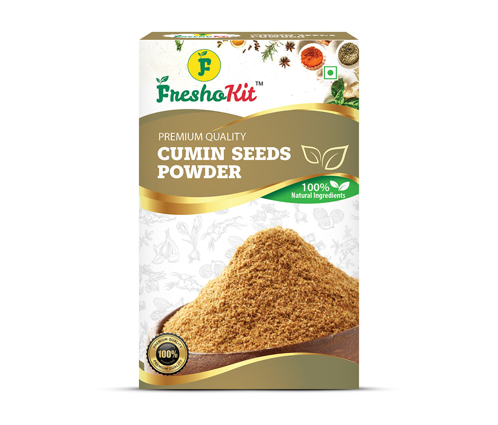 Freshokit Cumin Seeds Powder | Rich in Flavour | No Artificial Additives | No Added Preservatives & Colours