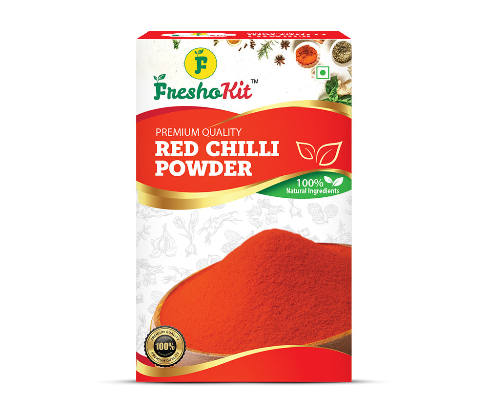 Freshokit Red Chilli Powder | Rich in Flavour | No Artificial Additives | No Added Preservatives & Colours