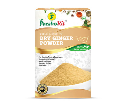 Freshokit Dry Ginger Powder | Rich in Flavour | No Artificial Additives | No Added Preservatives & Colours