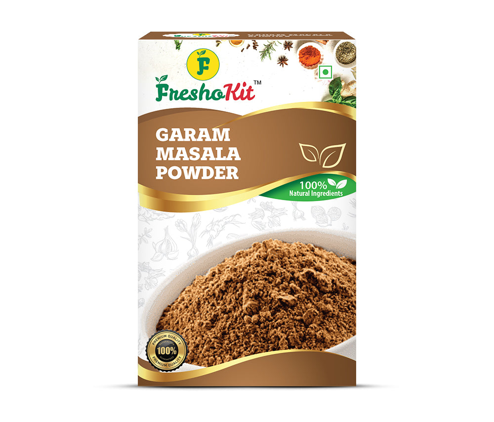 Freshokit Garam Masala Powder | Rich in Flavour | No Artificial Additives | Blend of Traditional Herbs and Spices