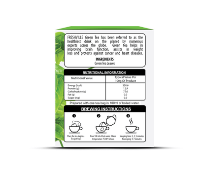 Freshville Green Tea Pack of 2- 50 Tea Bags