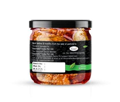 Pickle Planet Mango Pickle | Homemade Pickle | Authentic, Tangy & Delicious Pickle | No Artificial Color and Flavors | Gluten Free | Aam ka achar