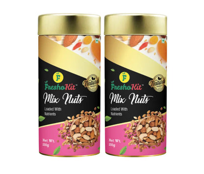 Freshokit Mix Nuts | Premium Mix Nuts | Mix Dry Fruits of Almonds, Pistachios, Cashew and Kishmish | Nutritious & Delicious High in Fiber & Boost Immunity | Rich in Protein, Magnesium, and Phosphorus