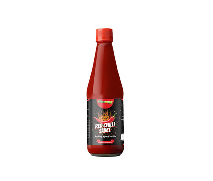 Freshville Red Chilli Sauce | Made with Real Red Chilli | Perfect Blend of Flavour and Taste | No Artificial Colours | 100% Vegetarian | Dip | Spread