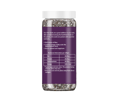 Freshokit Chia Seeds | Chia Seeds for Weight Loss | Healthy Snacks | Nutrient-Rich Superfood | Rich in Omega 3, Protein & Carbohydrates