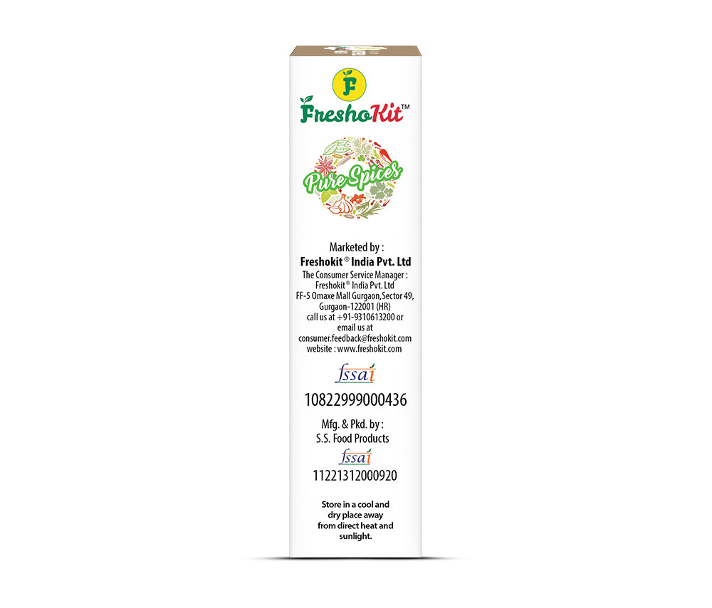 Freshokit White Pepper Powder  | Rich in Flavour | No Artificial Additives | No Added Preservatives & Colours