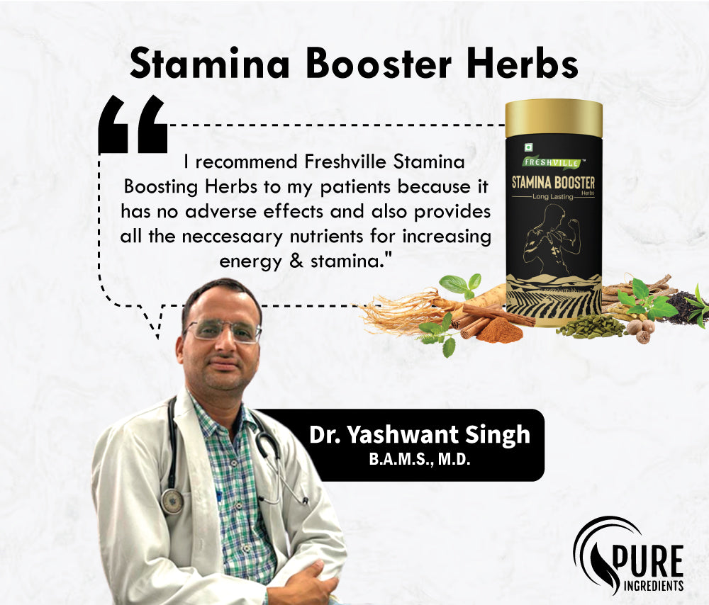 Stamina Booster Triple Power Capsule & Tea | Boost Strength & Stamina Naturally