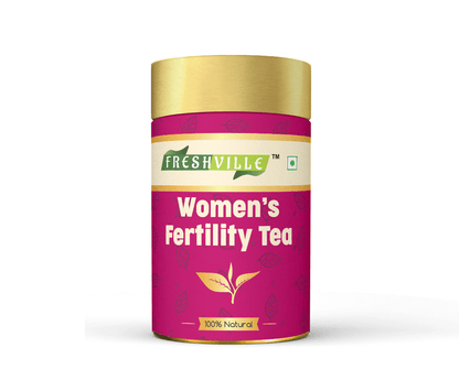 Freshville Women Fertility Tea | Hormonal Balance, Increase fertility with Herbs Fennel, Nettle, Cinnamon, Ginger, Tulsi, Fenugreek, Spearmint, Shatavari, Moringa